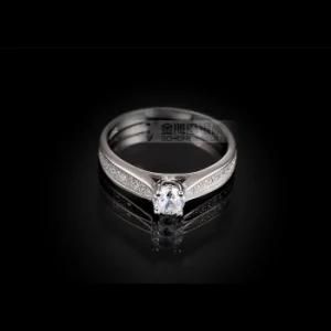 Top Quality Imitation Wedding Ring Made of Silver