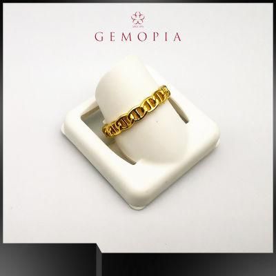 Silver Jewelry Silver Jewelry 18K Gold Plated Sterling Silver Ring