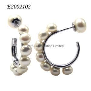 Fashion Jewelry/925 Sterling Silver/ Shell Pearl Earrings