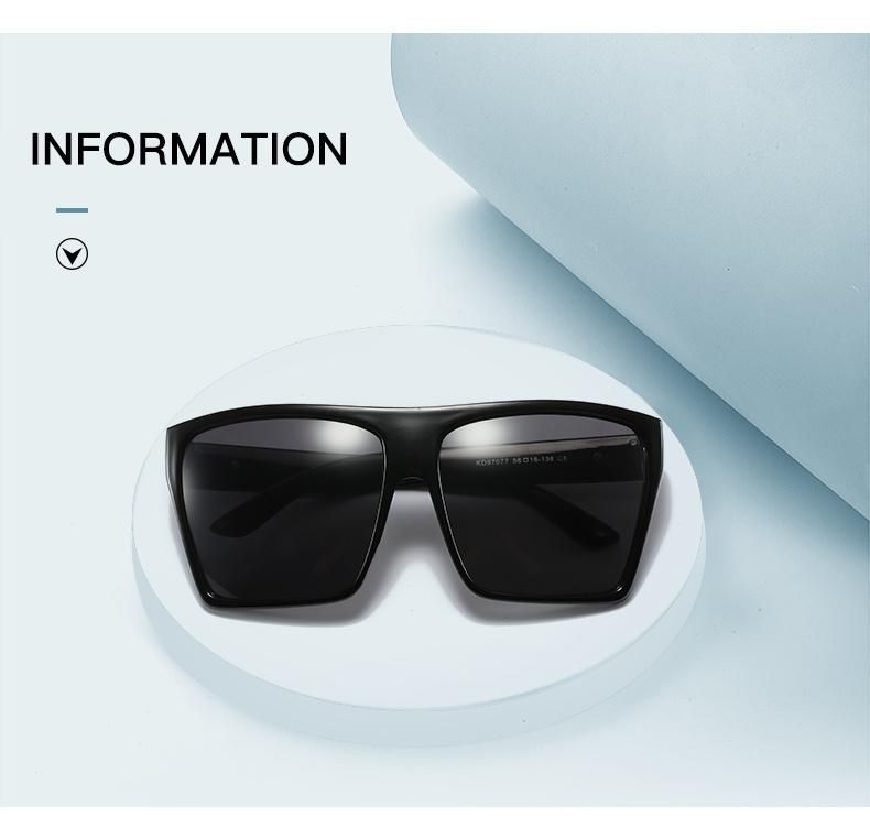 Large Frame Sunglasses Women Square Bright Black Personality Sunglasses