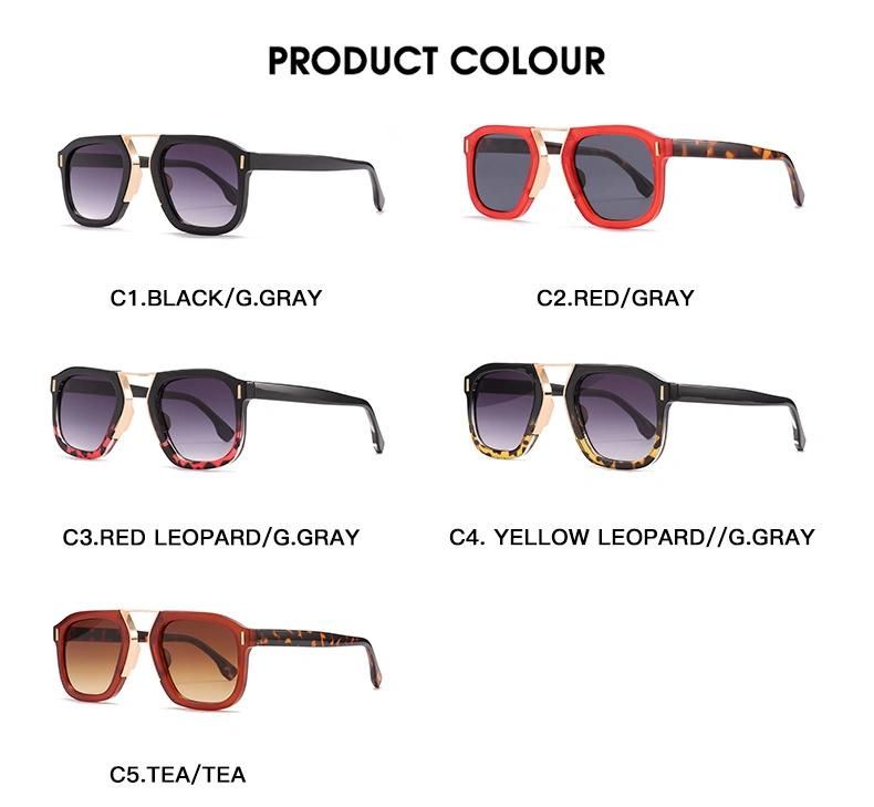 Women Men Hot Selling Cheap Wholesale Sun Glasses UV400 Colorful Square Shades Frame Trendy Fashion Sunglasses