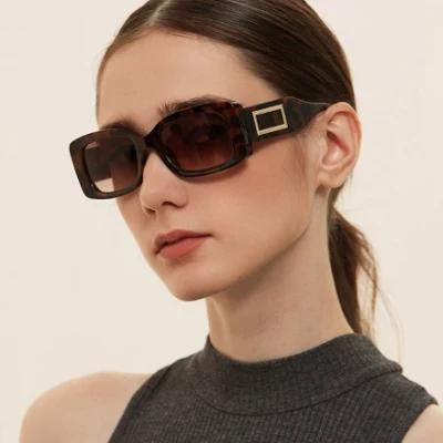 fashion Unique Square Rivet Retro Sunglasses Small Trend Sunglasses New Sun Glasses for Women and Mens