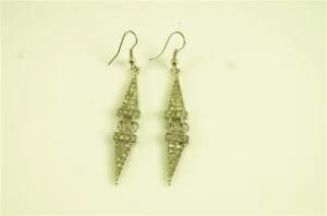Alloy with Stone Paved Earring