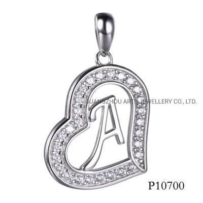 Hotsale Alphabet in The Heart a-Z Initial Pendant