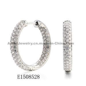 925 Sterling Silver Earring with CZ Customized Design for Wholesale