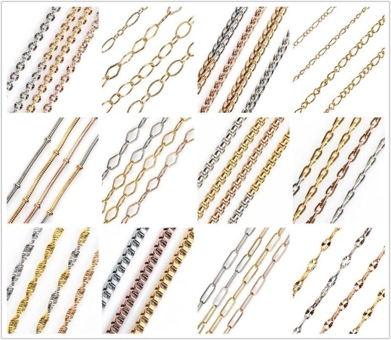 Fashion Accessories Stainless Steel Beads Chain Jewelry Fashion Design for Necklace Bracelet Gift Handcraft Design