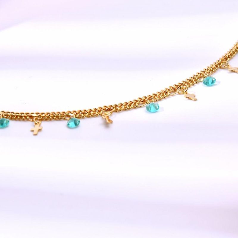 Delicate Chain Stacking Bracelet for Women with Gold Layering Bracelet for Gift