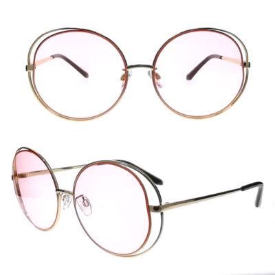 Luxury Style Stainless Steel Fashion Sunglasses for Women