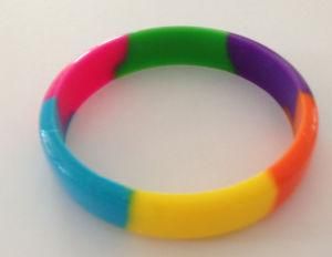 High Quality Plastic Promotional 3D Rubber Bracelet (SB-0018)