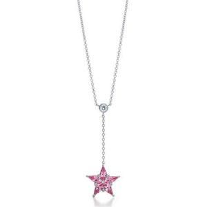 Sterling Silver Dangling Star Pendant Necklace
