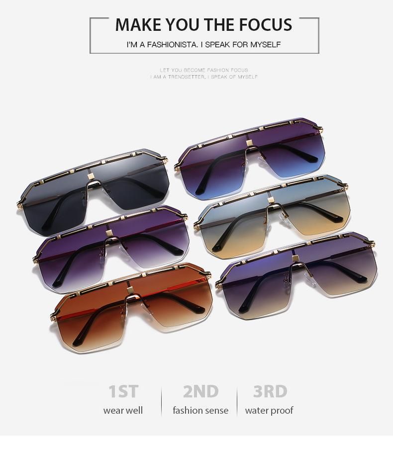 Square Goggle One PCS 3 USD Metal Sunglasses
