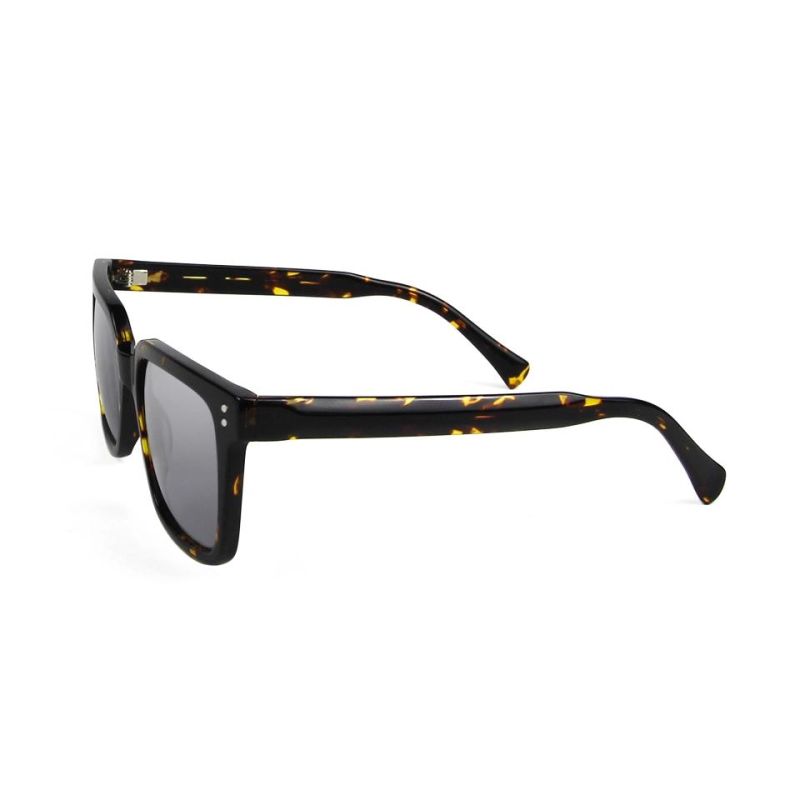 Fashion Acetate Frame Retro Luxury Sunglasses Women Hot Sale Square Myopia Frame Polarized Glasses Men Custom Logo Eyewear