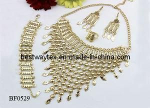 Fashionable Gold Plating African Jewelry Set (BF0529)