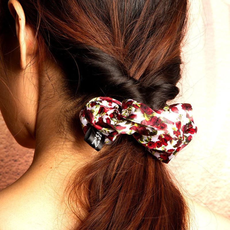 Fragrant Rose Hair Scrunchies Fragrant Silk Hair Bunches Scrunchies Hair Ties