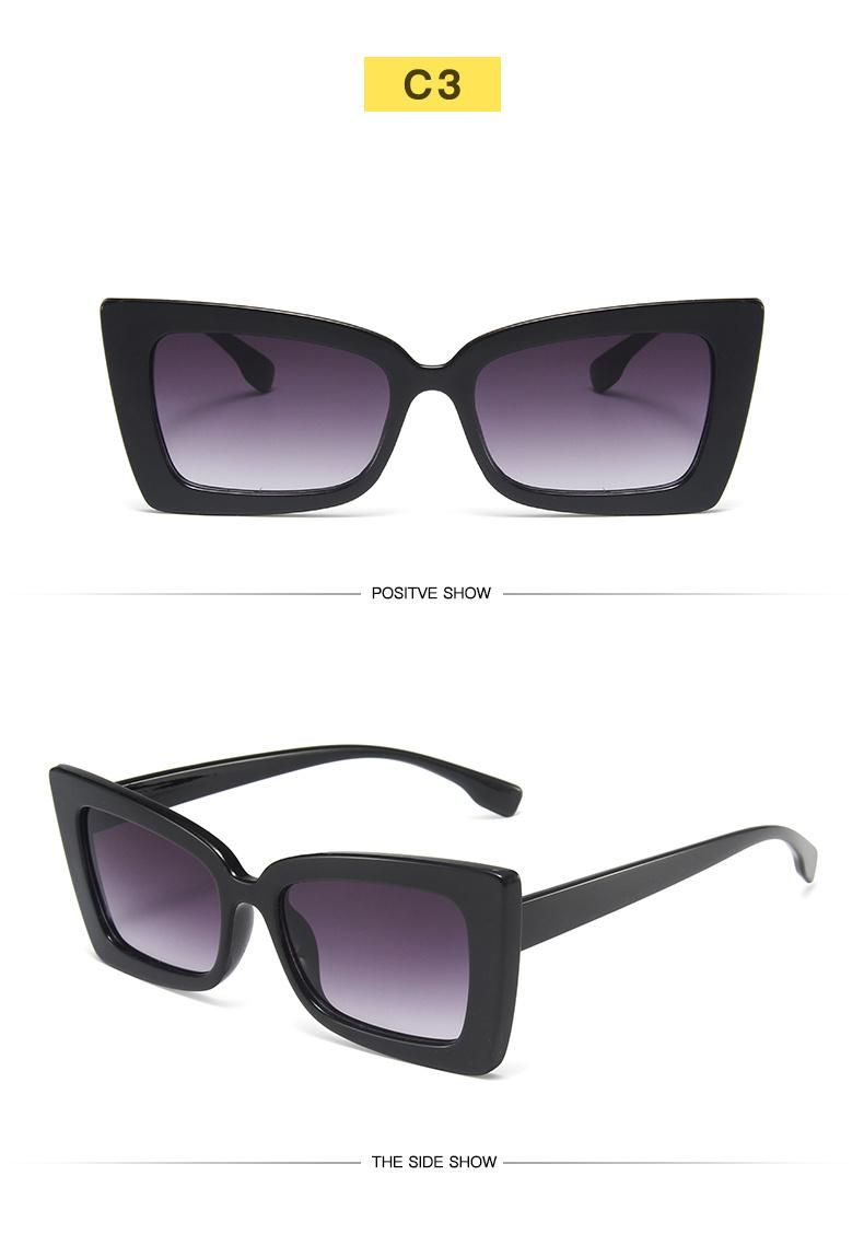 Metal Hinge Butterfly Shape Sunglasses European and American Trend Is Fashionable Sunglasses