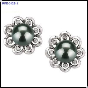 Vintage Pearl Earrings, Freshwater Pearl (RFE-012B-1)