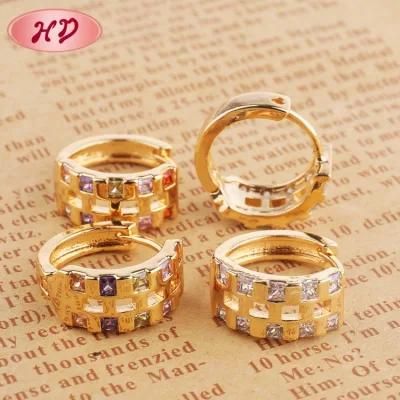 18K 14K Gold Plated Huggie Hoop Earring for Women