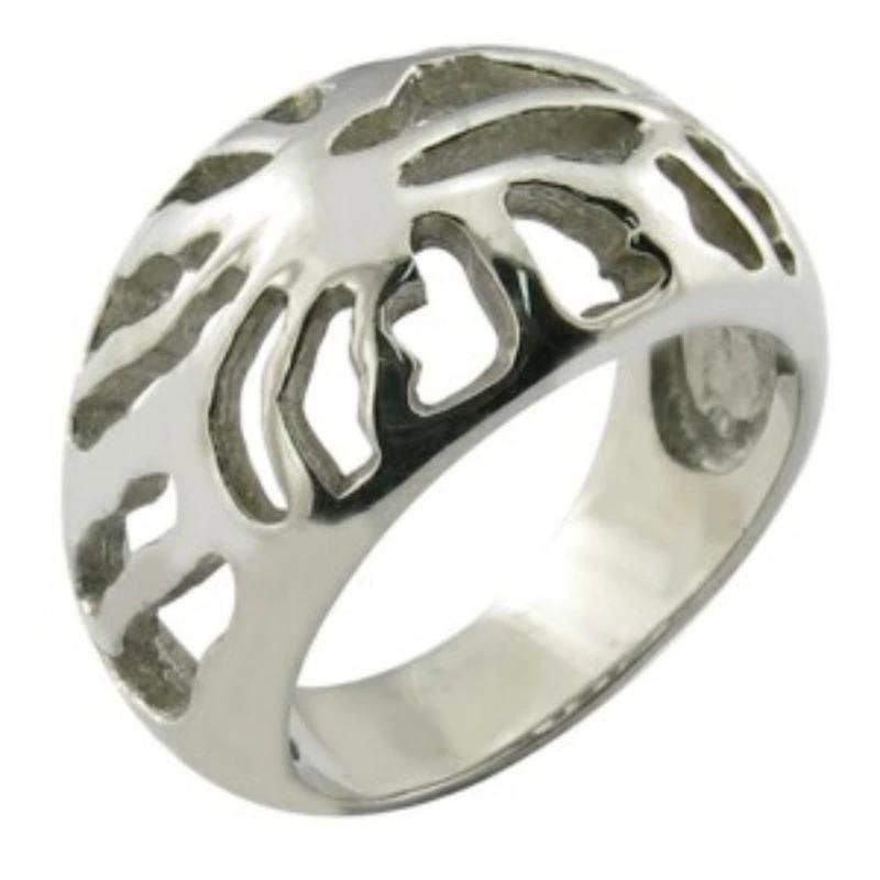 Hollow-out Ring Stainless Steel Ring