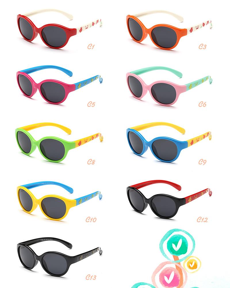 100% UV Protection Round Rim Frame Ray Band Private Label Men Women Kid Rubber Flexible TPE Sunglasses