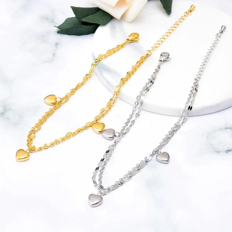 The Manufacturer Customized High-Quality Stainless Steel Fashion Jewelry, Exquisite and Caring Anklet Jewelry