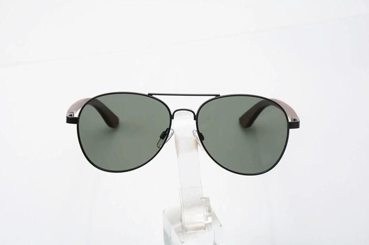 Top Grade Quality Classical Sunglasses with Wooden Legs