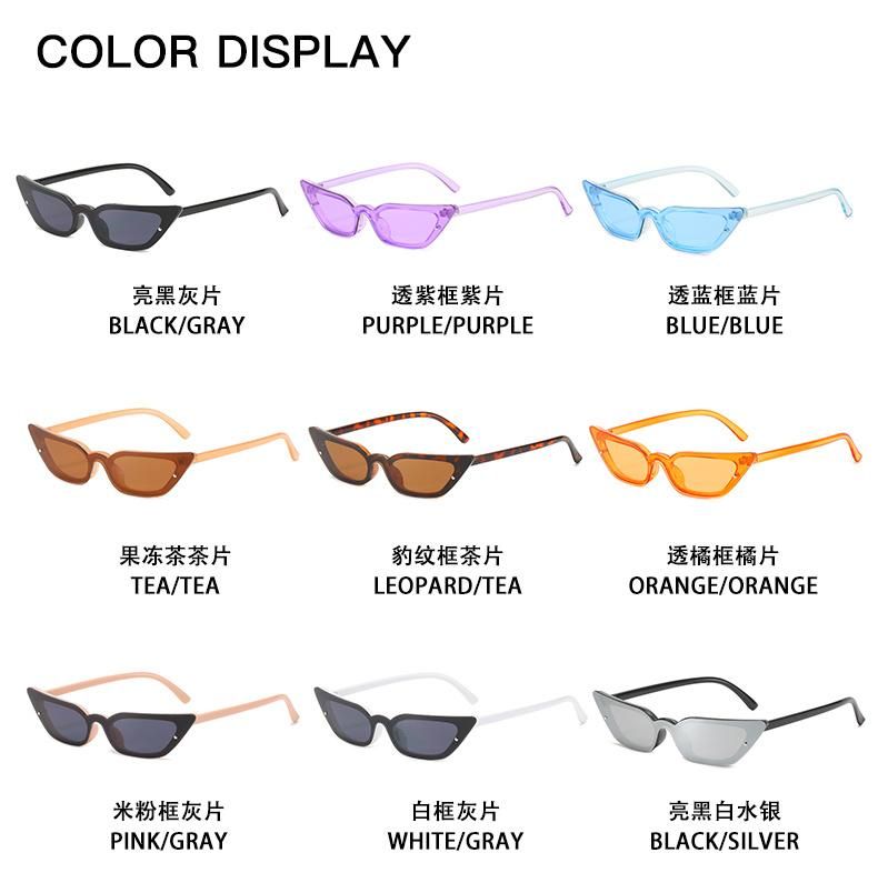Sunglasses Personality Piece Transparent Purple Sunglasses Female Cross-Border Street Shooting Glasses
