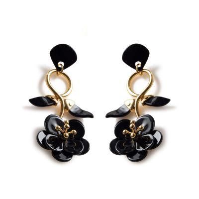 Fashion Simple Flower Dangle Earrings Jewelry