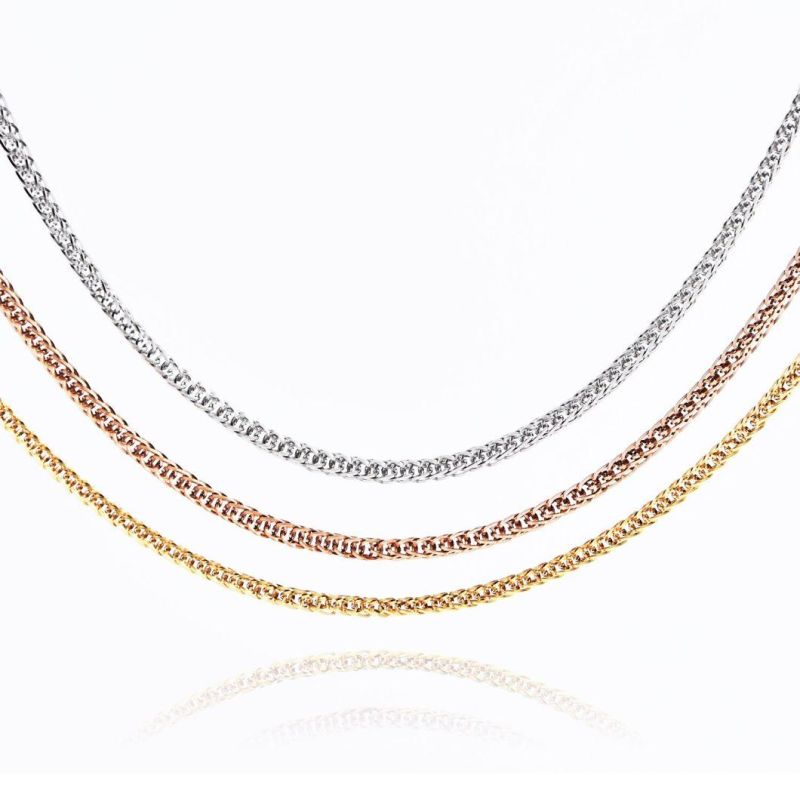 Popular Hot Sale Stainless Steel Chopin Chain Jewelry Fashion Stainless Steel Necklace Bracelet for Gift Design