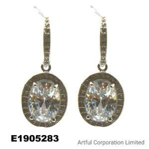 Fashion Cubic Zirconia Silver Earring&#160; Jewelry