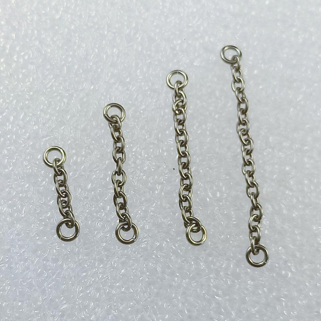 Body Jewelry Pure Titanium O Chain Necklace 3mm Personality Chain Piercing Jewelry G23 Titanium Chain Tich2519