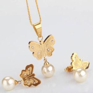 Golden Jewelry with Pearl (SS003)