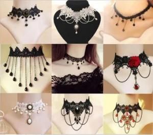 Fashion Black Velvet Choker Necklace for Women Statement Necklaces