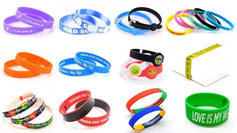 Custom Sports PVC Silicon Rubber Bracelet Bracelet for Promotional Gift