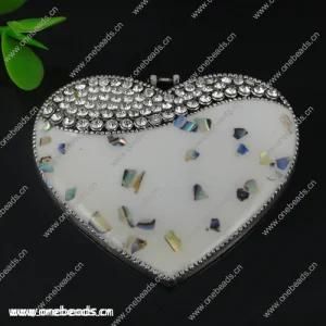 Heart Pendant, Fashion Zinc Alloy Jewelry Findings (PXH-5067D)