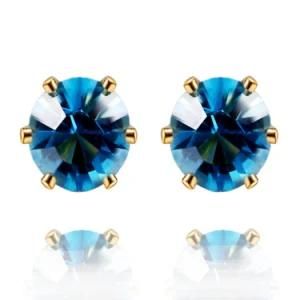 Fashion Jewellry Accessory London Blue Stud Earring