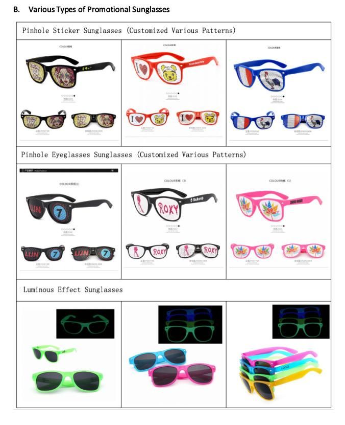 Professional Sunglasses Factory Direct Deal Various Sun Glasses Customizable Wholesale