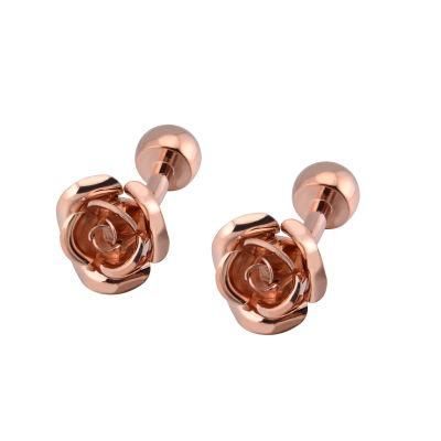 Rose Gold Cufflink Manufacturer Wholesale Custom Men Cufflinks
