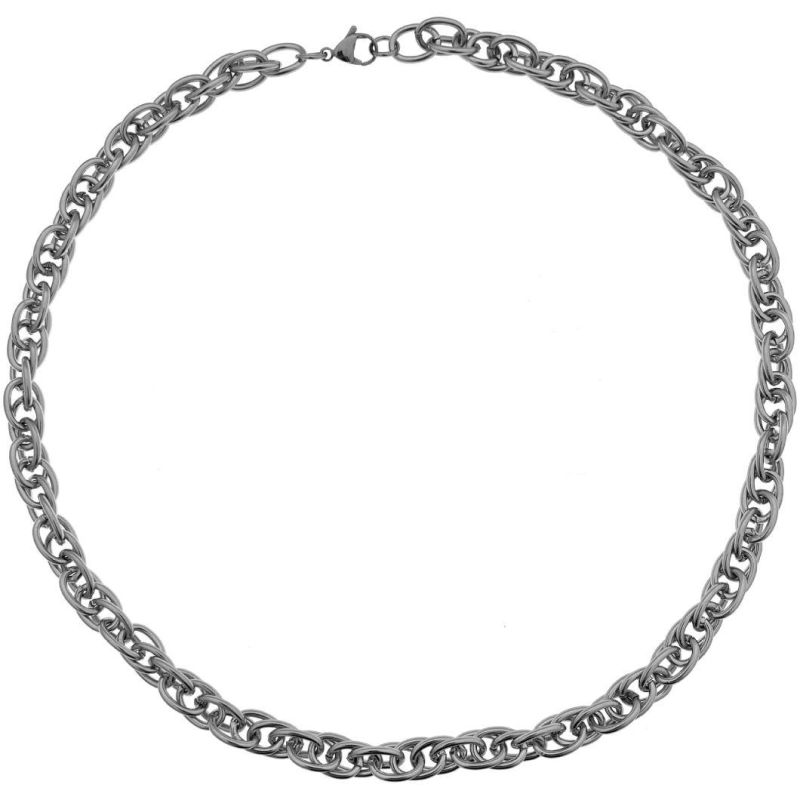 Jewellery Manufacturer Custom Non Tarnish Jewelry High Quality Classic Stainless Steel Necklace Simple Chain Wholesale Fashion Jewelry for Men Unisex Women