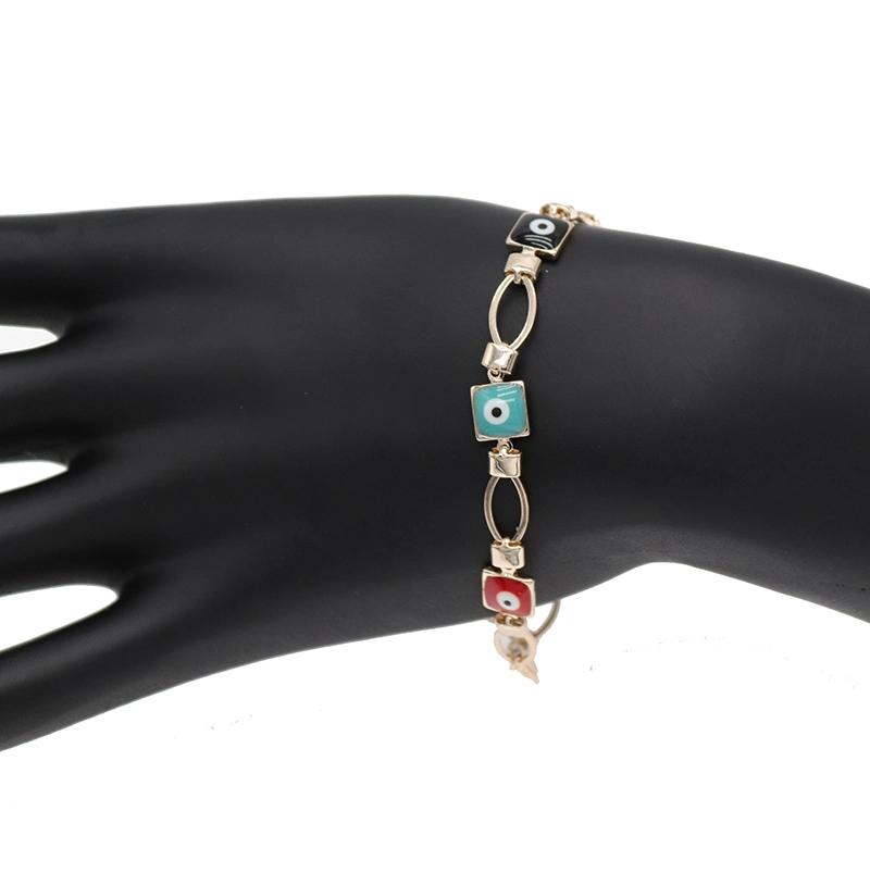 Turkish Demon Eye Gold Plated Religious Fashion Bracelet