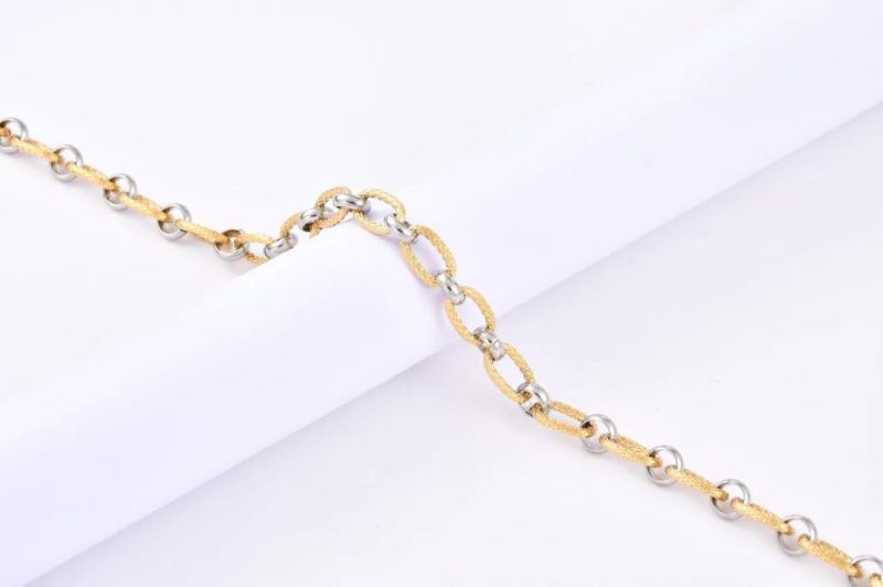 Women Bag Chain Stainless Steel Gold Plated Jewelry Necklaces for Fashion Jewelry Design