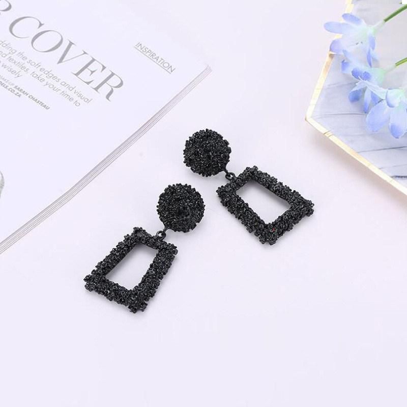 Women Girlfriend Gift Geometric Statement Vintage Fashion Jewelry Drop Earring