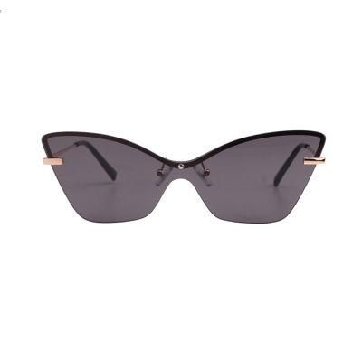 2020 Butterfly Shape Yellow Lense Metal Sunglasses