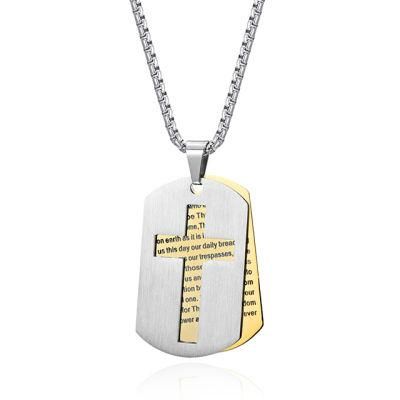 Christian Gift High Quality Classic Scriptures Cross Pendant for Np-F-Dz288