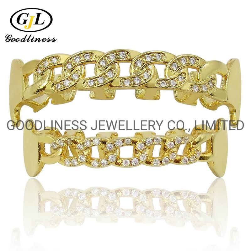 Hotsale Fashion Men Teeth Grillz Rapper Hip Hop Jewelry