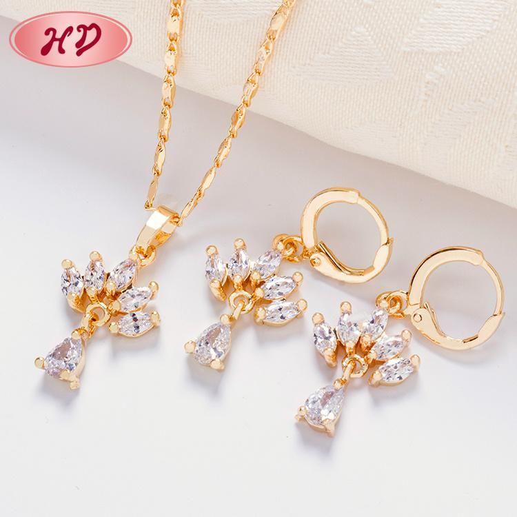 Wholesale New Fashion Costume Jewelry Set with Zircon