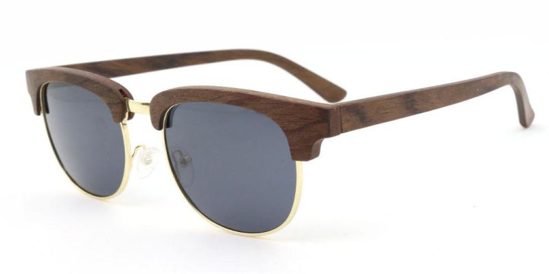 2020 Fashionable Eyebow Wooden Sunglasses Ready to Ship