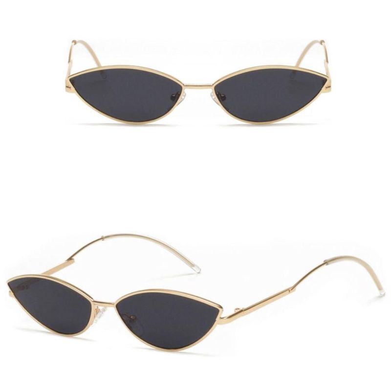 Small Lens Unique Design Temples Fashion Sunglasses Ready Goods