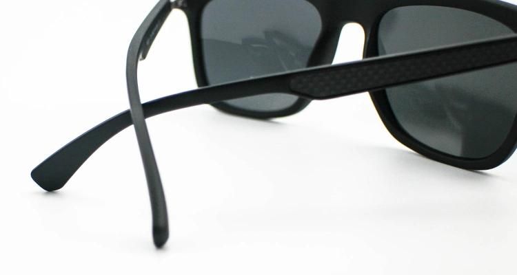 Shade Black Tr Frame Stock Polarized Sunglasses for Men