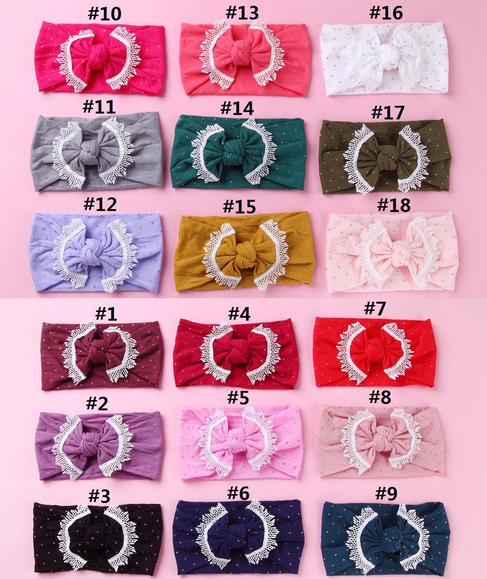 Baby Girl Newborn Infant Nylon Headbands Toddler Hairbands Bows Kids Cute Head Wrap Hair Accessories, Baby Headband Ornaments