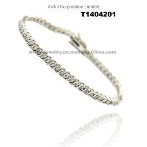 Hot Sale 925 Silver Bracelet with High Quality CZ